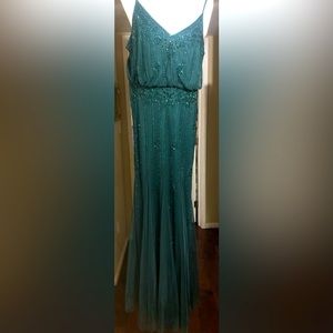 Hunter Green Formal Gown